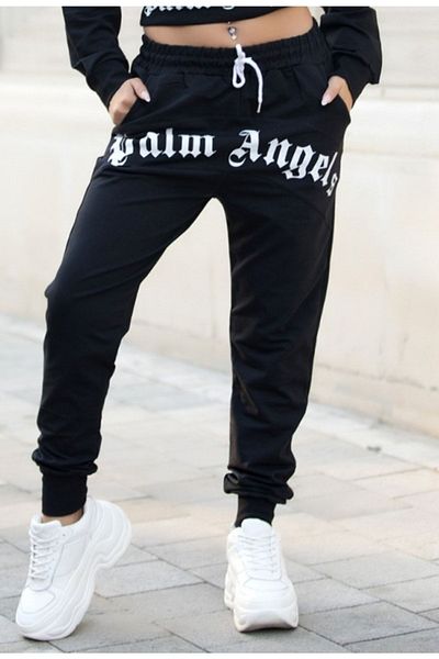 Palm Angels Black Women Sweatpants Styles Prices Trendyol