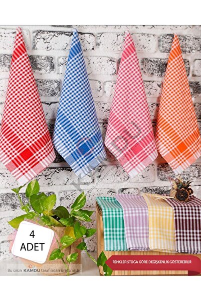 Karase 4 Adet 50x70cm Pötikare Desenli Sunum & Beslenme ve Piknik Örtüsü