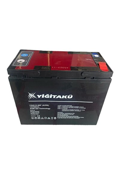 YİĞİT AKÜ 12V 80AH JEL YİĞİT AKÜ ELEKTRİKLİ BİSİKLET AKÜSÜ