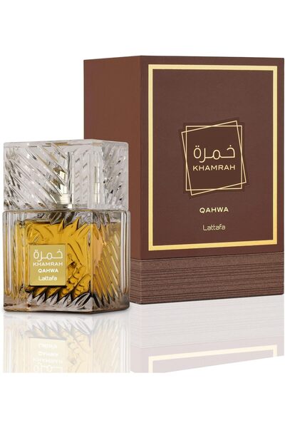 Generic Lattafa Parfümler Unisex Eau de Parfum Sprey için Yeni Khamrah Qahwa / 3.4 Ons / 100 Ml EDP