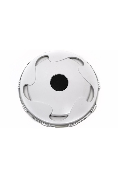 AHMET OTOMOTİV 1 Adet Arka Düz 19,5" Beyaz Plastik Travego Model Jant Kapağı ...