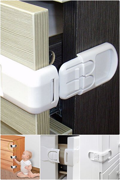 MUHEN Küçük Çocuklar İçin Tasarlanmış Çok Amaçlı ve Dayanıklı Çekmece Kilidi ...