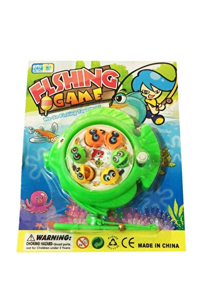 Mahi Max Sevimli Balıkçı Kurmalı Oltalı Mıknatıslı Balık Tutma Oyunu - Yeşil ...