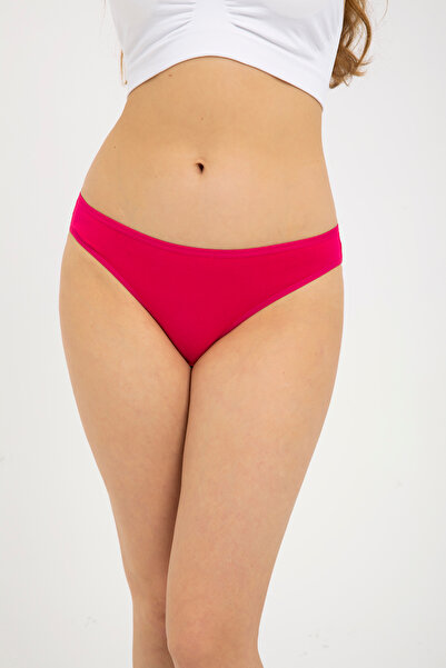 FOURAA Kadın Pamuklu Günlük Soft Renkli Seven Day Bikini Külot 7'li Paket