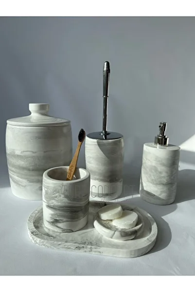 Ture Concept marble look concrete bathroom set
