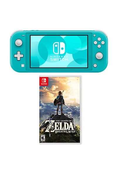 Nintendo Switch Lite Konsol Gri + The Legend Of Zelda Breath Of The Wıld