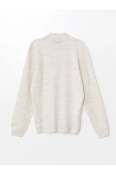 LC Waikiki Strickpullover für Herren – Stehkragen, lange Ärmel, LCW Vision