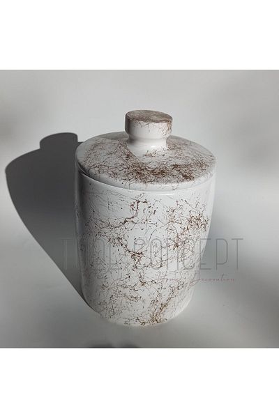 Ture Concept Gold patterned trash can