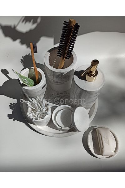 Ture Concept Marble Look Bathroom Set