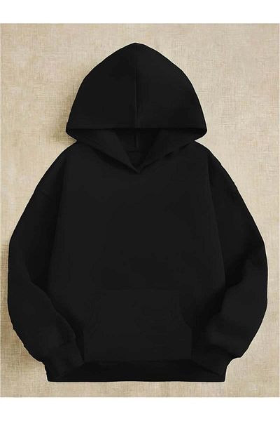 Toum Black Hooded Sweatshirt - Blunt Blunt Legend Printed