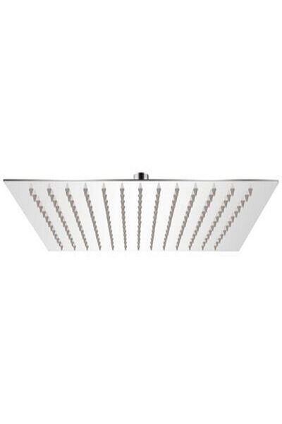 bym yapı Tepe Duş Başlığı Kare 25 * 25 Paslanmaz Inox 304 Çelik Metal Kireç Ö...