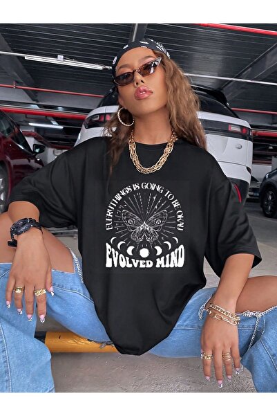 Jose Clothing Μπλουζάκι Oversize με στάμπα από οργανικό βαμβάκι