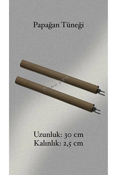 Paks Pet Papağan Tüneği 30 Cm Büyük Kuşlar Için Kalın Tünek,jako Papağanı Tün...
