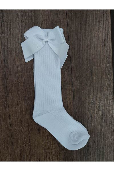 erceys Памучни чорапи с панделка за момичета, 3 чифта