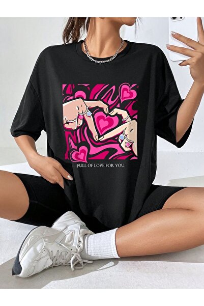 Jose Clothing Μπλουζάκι Oversize με στάμπα από οργανικό βαμβάκι