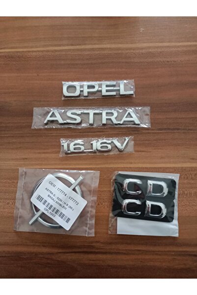 Passenger Car Oto Yedek Parça OPEL ASTRA 1.6_16V BAGAJ YAZISI ARKA BAGAJ ARMA...