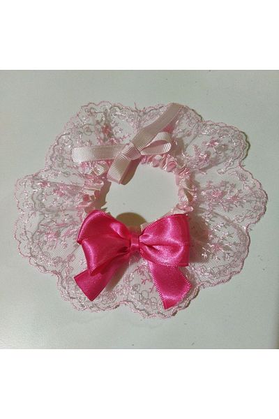 Canbutik Handmade Cat And Small Dog Collar Leash Pink