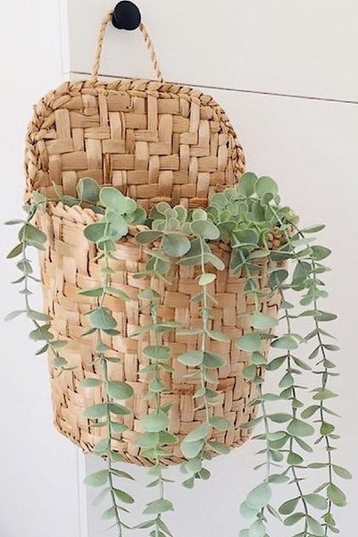 MİEN HOME Mien Naturel Wicker Basket, Decorative Basket, Organizer