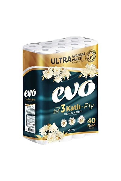 Evo 3 KATLI TUVALET KAĞIDI 40 RULO