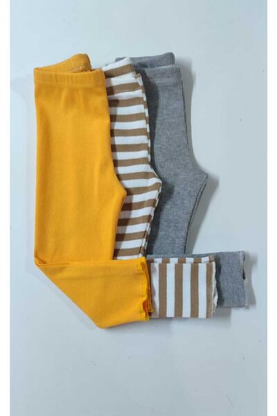 Fun Fitilli Esnek 3lü Bebek Taytı Çocuk Taytı Tek Alt