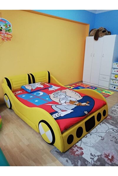 Puf Bebe Montessori Serisi _yumuşacık Puf_bebek_çocuk_arabalı Yatak 120x200 Ö...
