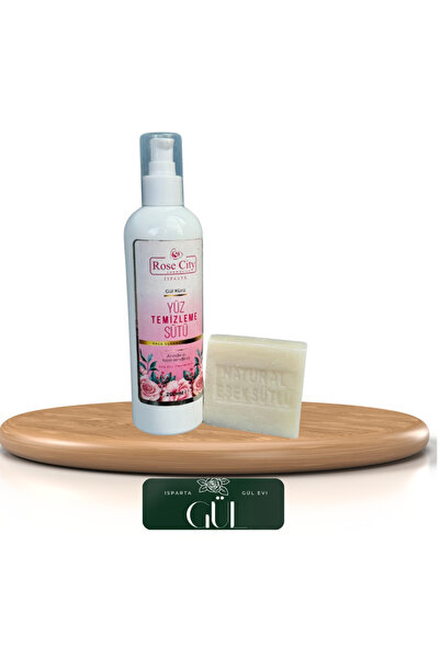 rosecity Yüz Temizleme Sütü-natural Eşek Sütü Sabunu Seti