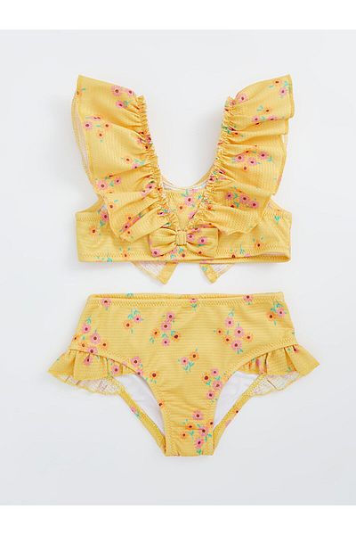 LC Waikiki LCW Baby-Bikini-Set mit Blumenmuster für Mädchen