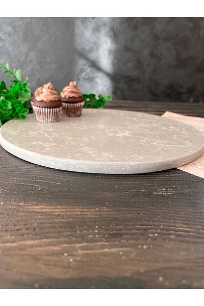İDAY HOME Tundra Marble Presentation Plate