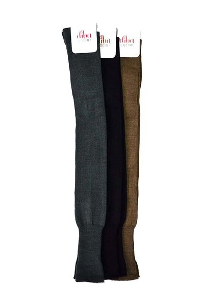 Diba 3 Pieces Women's Towel Sole Over Knee Socks