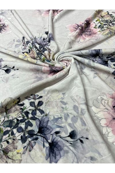 Kumaş sever Rose Flower Bush Patterned Velvet Fabric Double Top Meter Tracksuit Clothing Fabric Sofa Cover Fabric