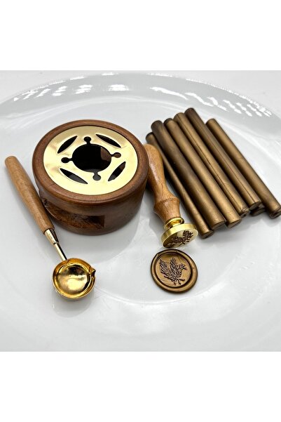 GNC GRUP Gnc Mum Damga Mühür Mumu Seti Eritme Sobası Kaşık 1 Ad Hazır Mühür 1...
