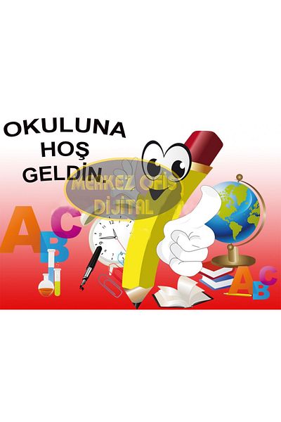 MOD WELCOME TO SCHOOL BANNER 70X100 CM 1stCLASS