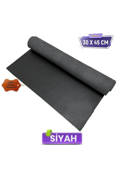 AiryFooT Crazy Parça Deri 30 x 45 cm Deri Hobi İçin Crazy Deri Hakiki Deri Parçası