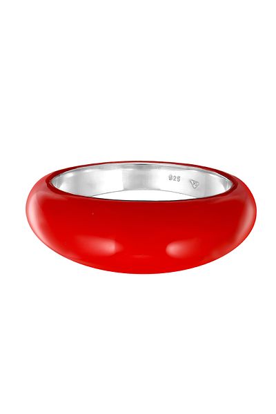 ELLI Ring Bandring Stapelring Emaille Pastell 925er Silber