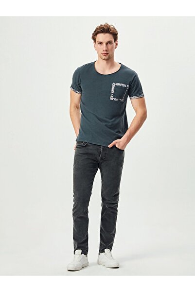 Ltb تي شيرت أسود رجالي 012218415560890000