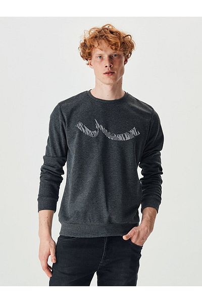 Ltb Gray Sweatshirt - Relaxed Fit