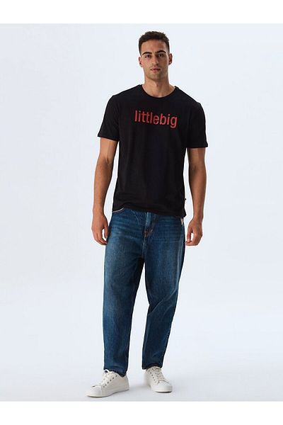 Ltb Printed Black T-shirt