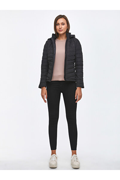 Ltb Short Puffer Black Coat