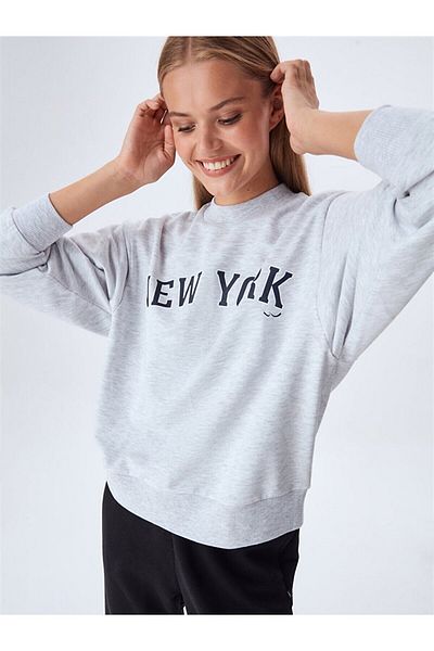 Ltb College Gray Sweatshirt