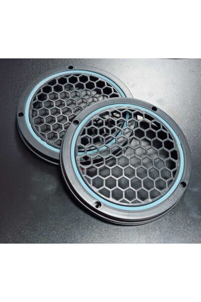 AGUILAS 20cm Buzmavisi Neon Işıklı Hoparlör ve Midrange Kapağı 1takım (2adet)...