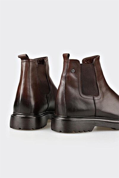 Elle Shoes Kahve Deri Erkek Günlük Bot