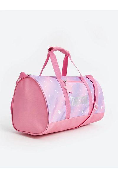 LC Waikiki ACCESORII LCW - Geantă sport pentru fetiță cu imprimeu liliac