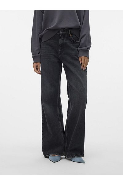 Vero Moda Weit Geschnitten Vmkathy Hohe Taille Weiter Beinschnitt Kot