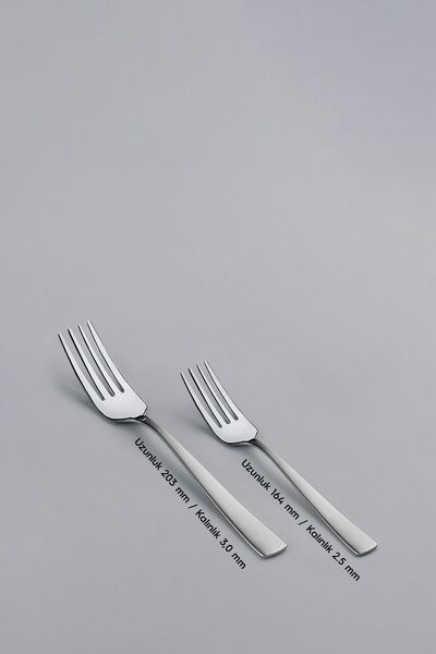 Nehir Deniz Saten 12 Kişilik 72 Parça Kutulu Çatal Kaşık Bıçak Takımı