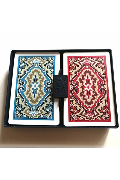 Sedef Okey Plastik Çift Deste Kart İskambil Kağıdı