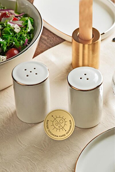 Nehir Yakamoz Gold 6 Kişilik 30 Parça New Bone Porselen Yemek Takımı