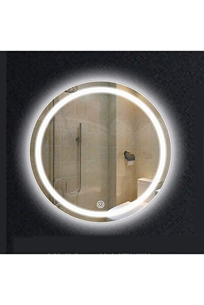 Toprak dekor 70 Cm Kumlamalı Dokunmatik (DİMMER ÖZELLİKLİ) Beyaz Ledli Banyo Aynası Ledlş Ayna
