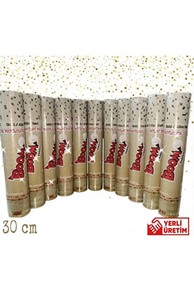 Konfeti Boom Altın 30cm 1 Adet
