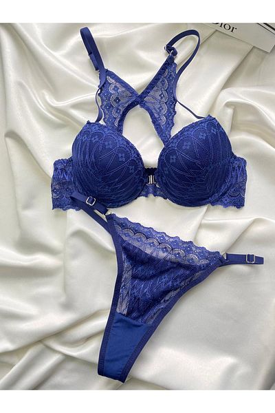 MILANOFOX Set de sutien cu susținere și sârmă cu model de fluturi