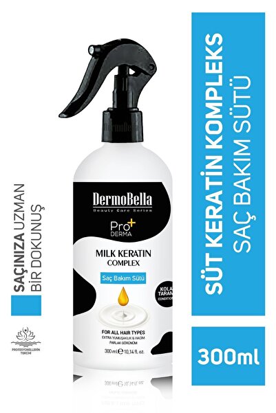 DERMOBELLA Milk Keratin Kompleks Onarıcı Ve Besleyici Saç Bakım Sütü 300 ml